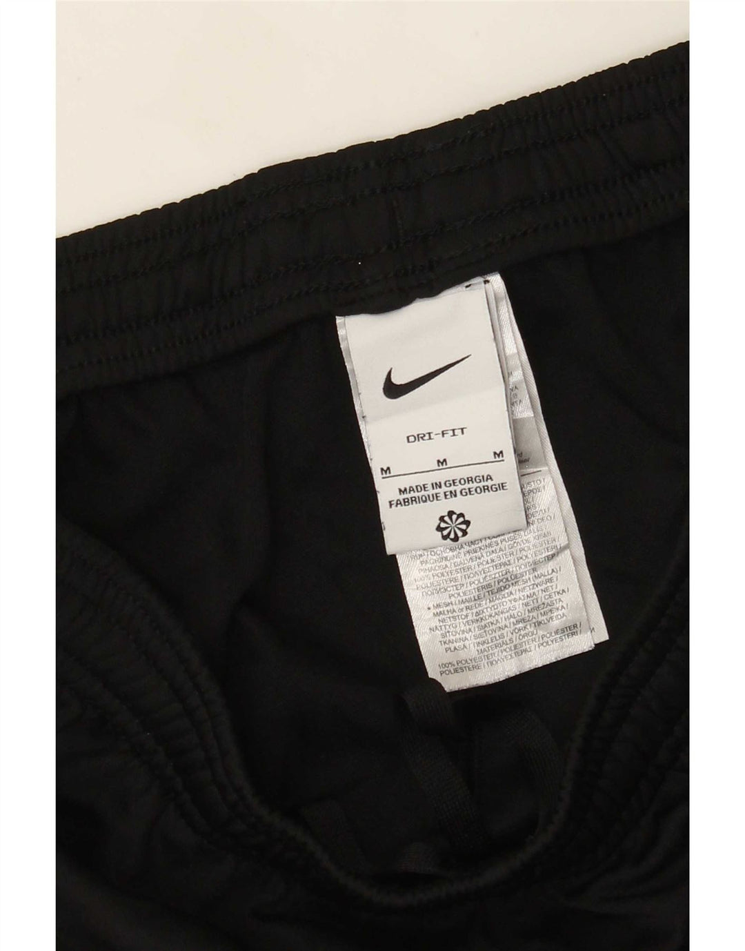 Nike Herren Dri Fit Trainingshose Mittelschwarzes Polyester