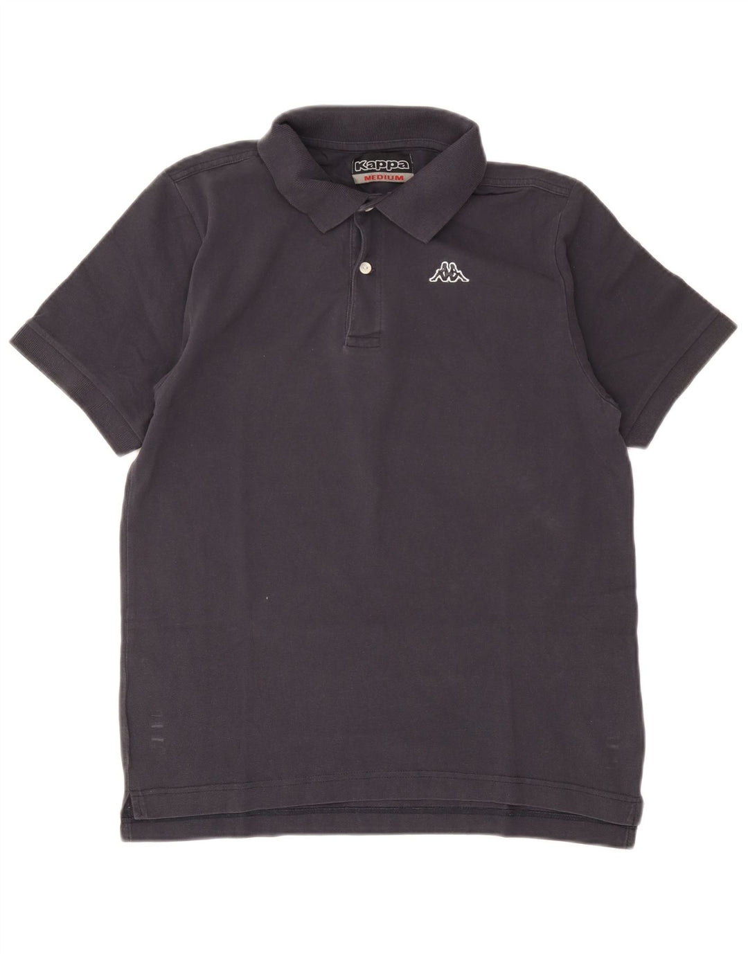 Kappa Herren-Poloshirt, mittelmarineblaue Baumwolle