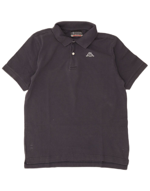 Kappa Mens Polo Shirt Medium Navy Blue Cotton
