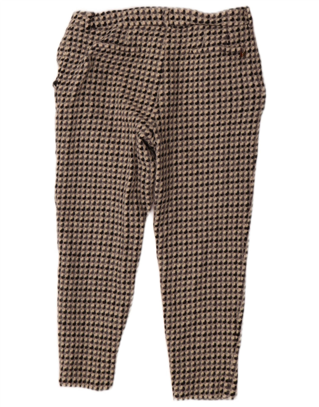 Trussardi Damen-Kurzhose IT 46 Large W30 L23 Grau Geometrisch