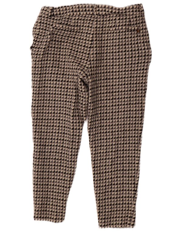 Trussardi Damen-Kurzhose IT 46 Large W30 L23 Grau Geometrisch