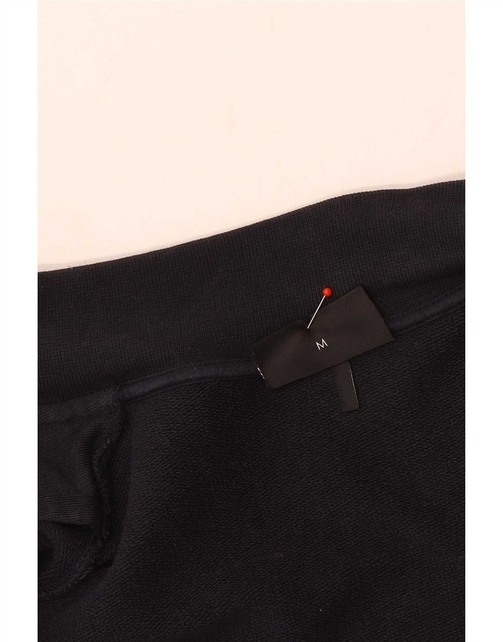 Emporio Armani Herren Grafik-Trainingsanzug-Top-Jacke Mittelschwarz