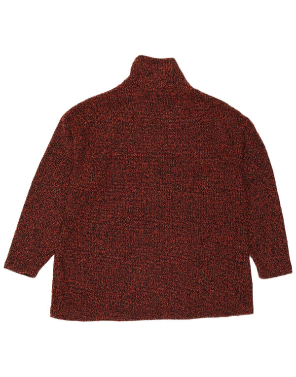 Marks & Spencer Rollkragenpullover für Damen, Gr. 18, XL, Braun gefleckt