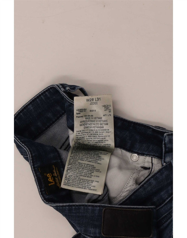 Lee Damen Jodee Skinny Jeans W28 L31 Blaue Baumwolle