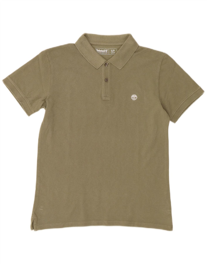 Timberland Herren Slim Fit Poloshirt Small Khaki