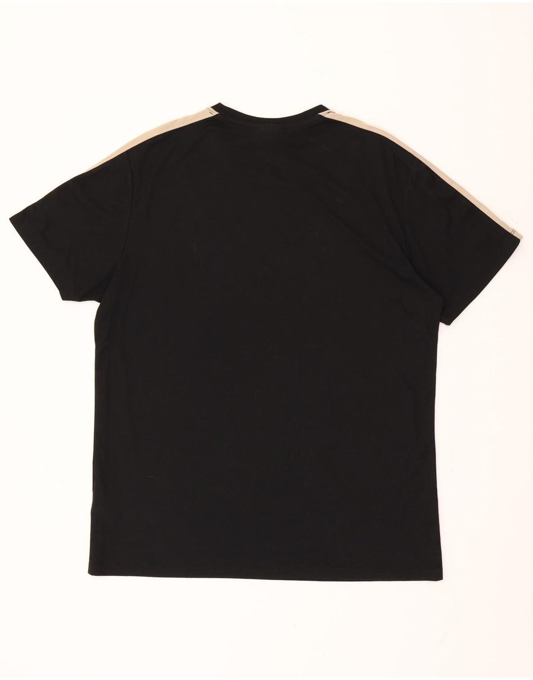 DKNY Herren-T-Shirt mit Grafik, Größe L, Schwarz, Colourblock-Baumwolle