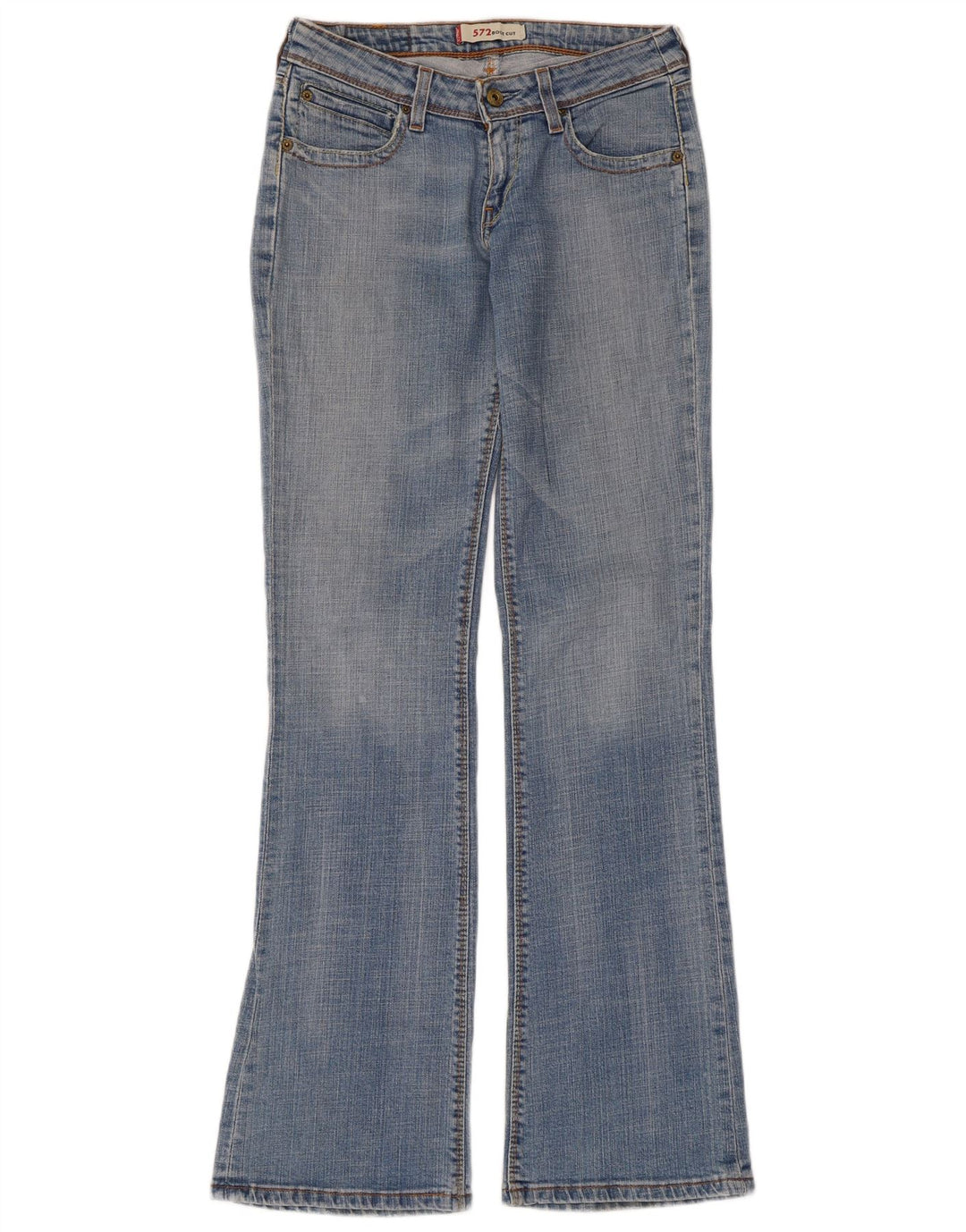 Levi's Damen 572 Bootcut Jeans W28 L34 Blaue Baumwolle