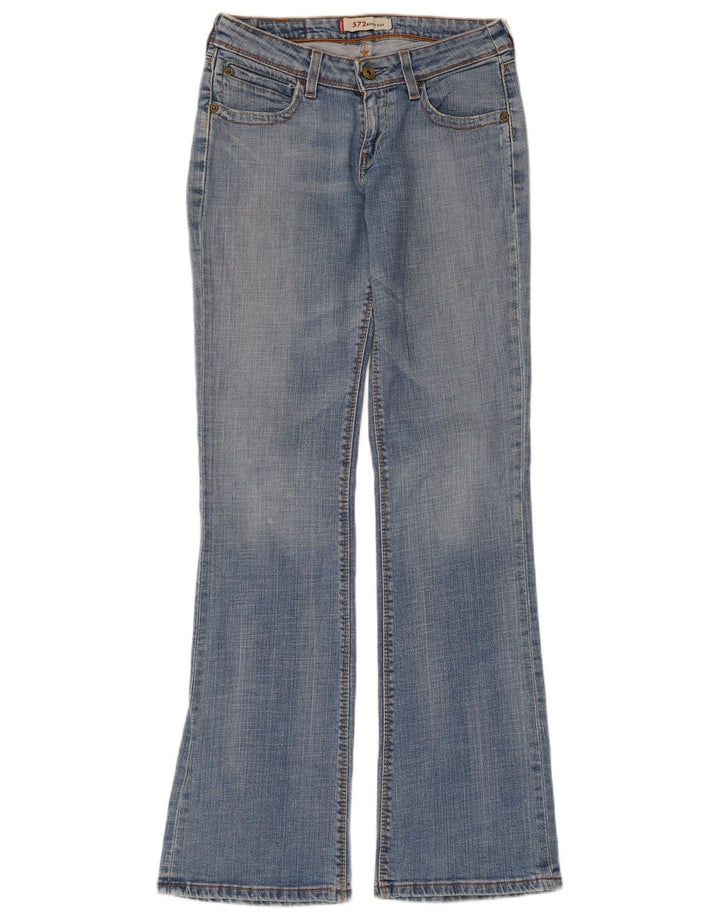Levi's Damen 572 Bootcut Jeans W28 L34 Blaue Baumwolle