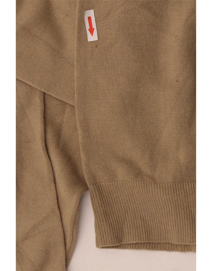 Marks & Spencer Herren-Pullover mit V-Ausschnitt, Größe L, Beige