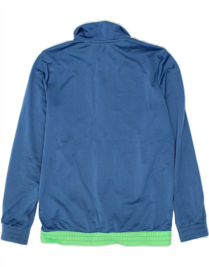 ADIDAS Boys Graphic Tracksuit Top Jacket 11-12 Years Blue Polyester Vintage Adidas and Second-Hand Adidas from Messina Hembry 