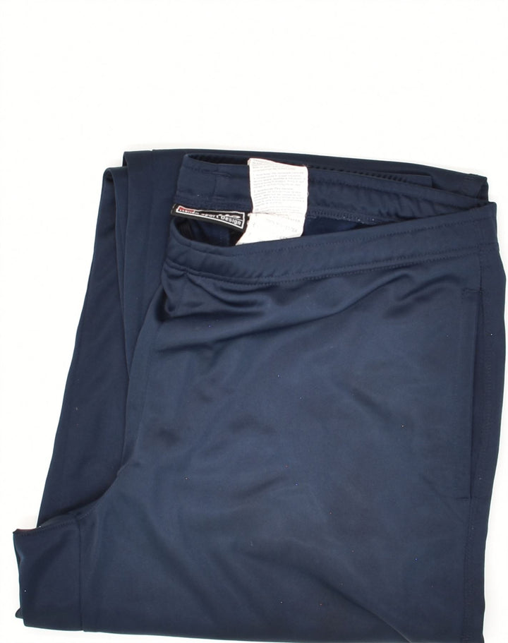 LOTTO Womens Tracksuit Trousers Joggers Large Navy Blue Polyester | Vintage Lotto | Thrift | Second-Hand Lotto | Used Clothing | Messina Hembry 