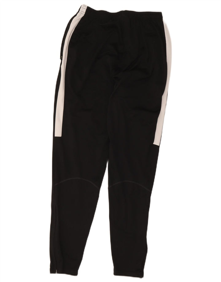 Nike Damen Dri Fit Trainingshose UK 12 Mittelschwarz Farbblock