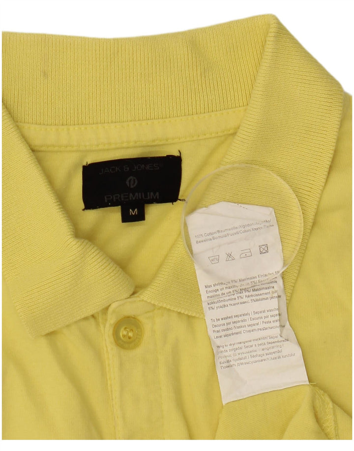Jack & Jones Herren-Poloshirt aus mittelgelber Baumwolle