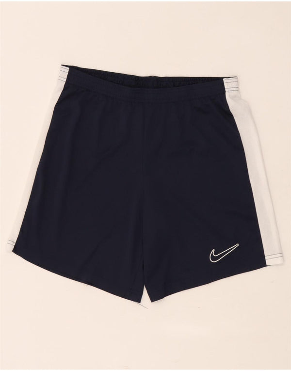 Nike Herren Dri Fit Slim Fit Sportshorts, mittelgroß, Marineblau, Farbblock