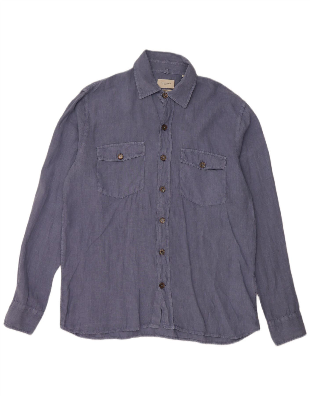 BROOKSFIELD Herrenhemd Größe 39 Mittelblau