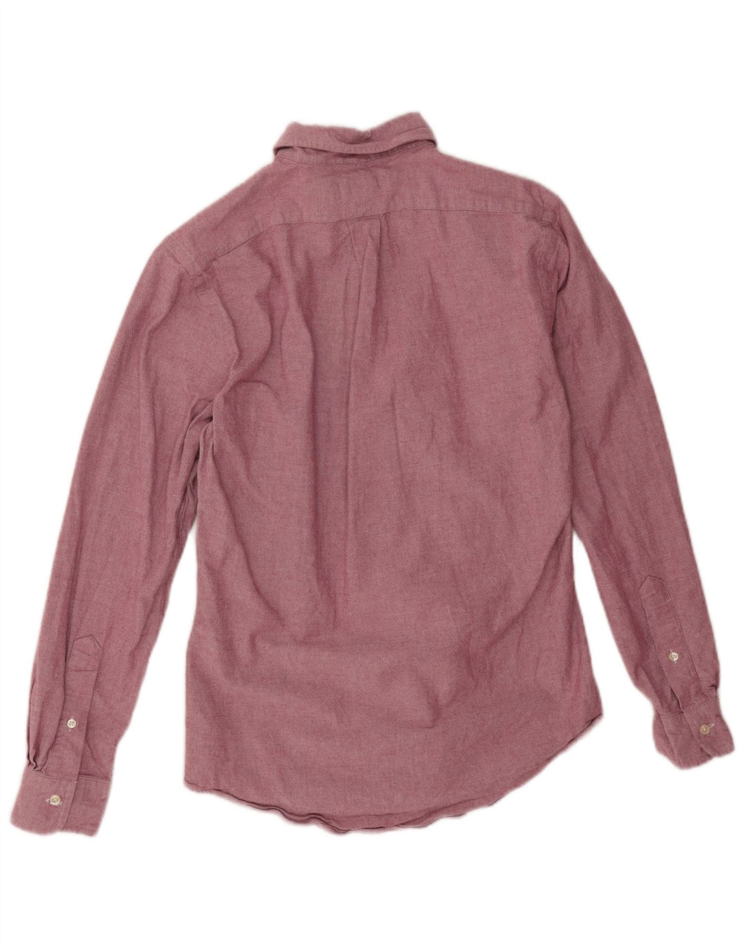 Ralph Lauren Slim-Fit-Hemd für Herren aus mittlerer burgunderroter Baumwolle