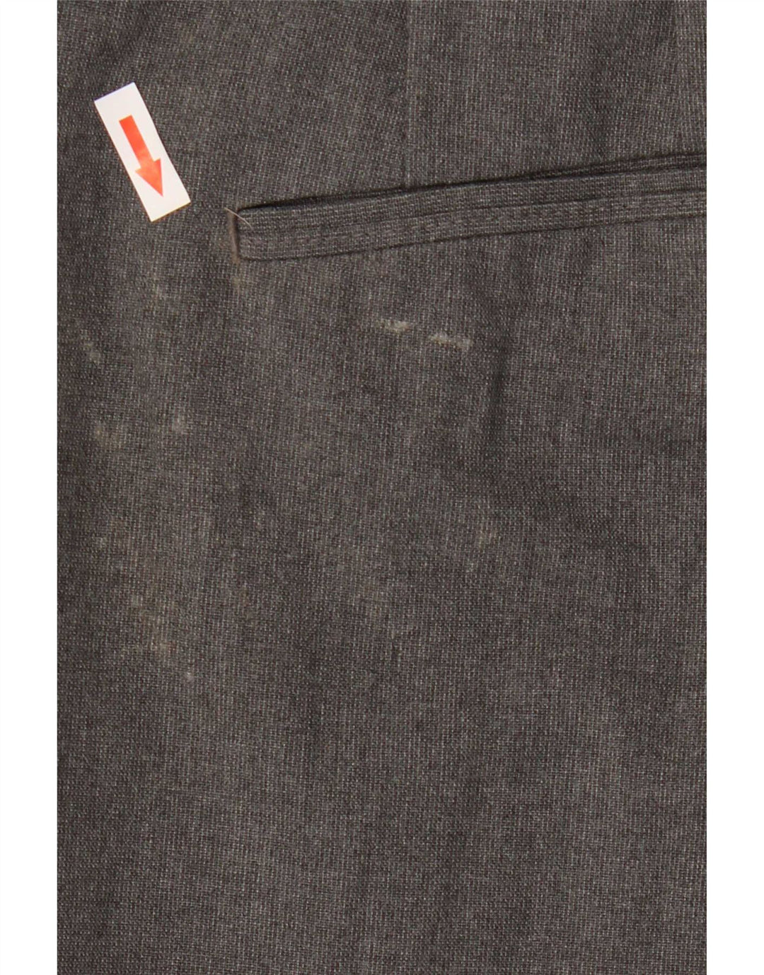 Gerade Chino-Hose für Herren von Zara, EU 44, Größe L, W34, L29, Grau, Polyester