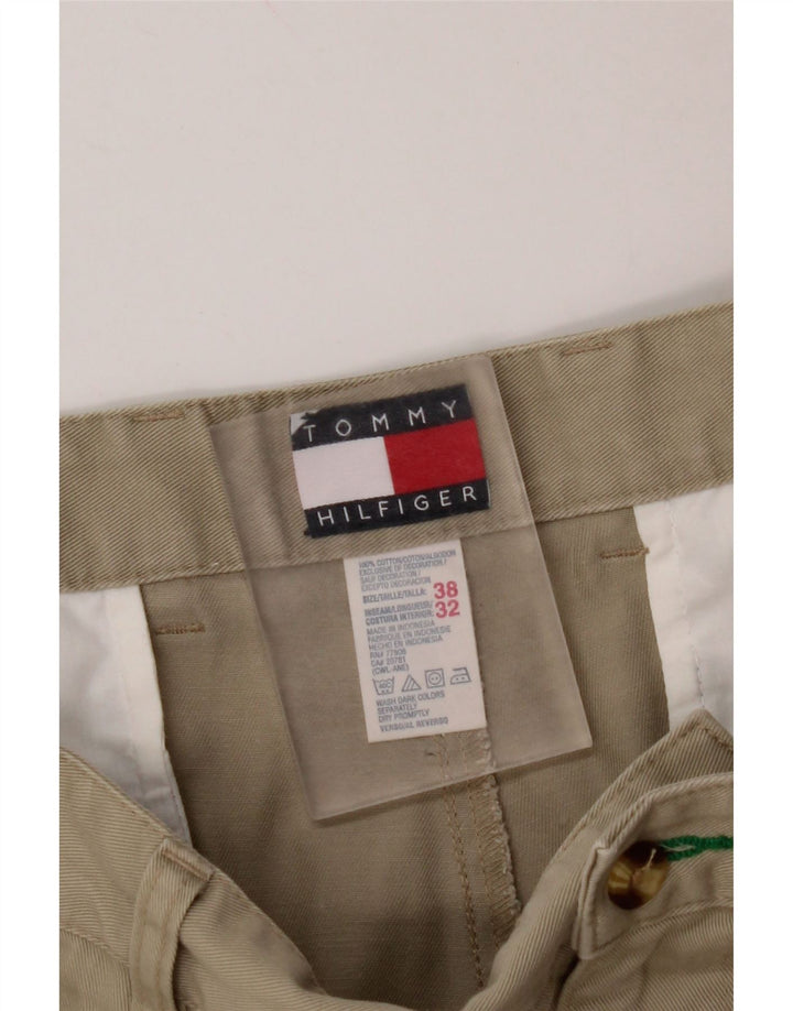 TOMMY HILFIGER Herren Chinohose mit Pegged, W38, L32, beige Baumwolle