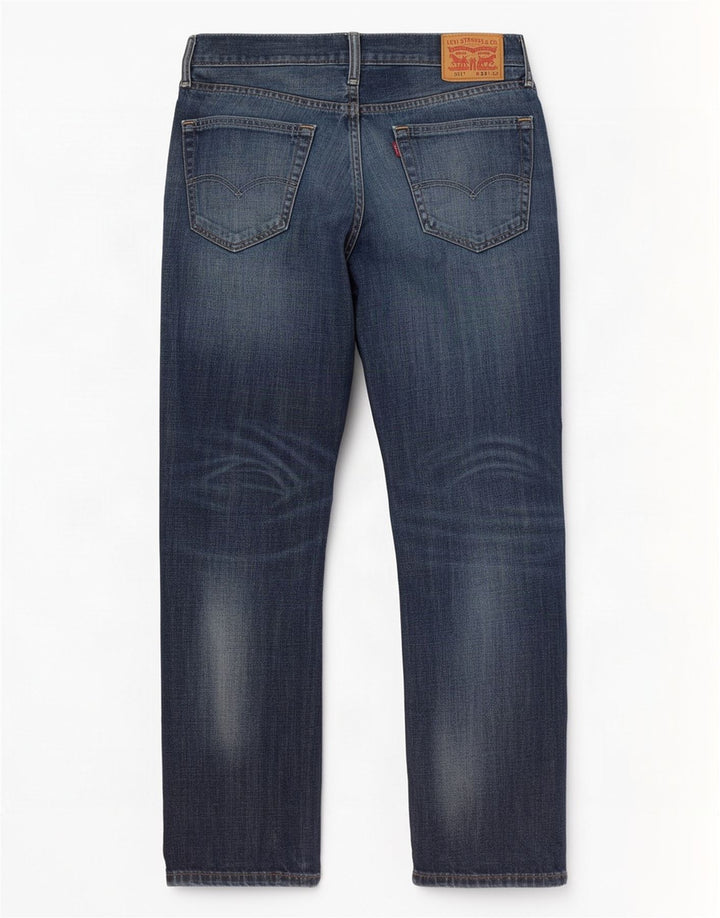 Levi's Herren 541 Straight Jeans W34 L32 Marineblaue Baumwolle
