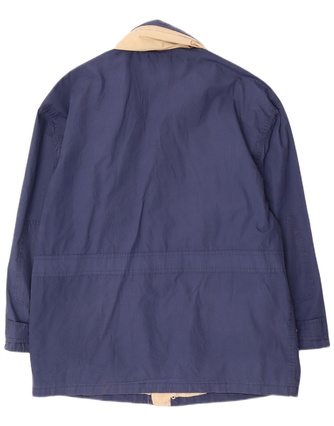 Vintage Herren Utility Jacke UK 42 XL Marineblau Polyester