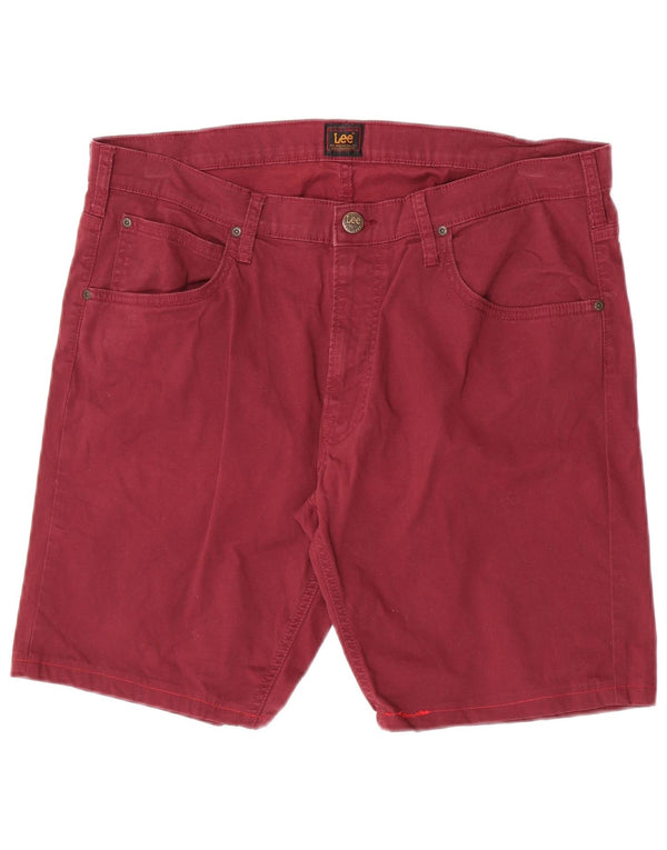 Lee Herren-Freizeitshorts W38 XL, kastanienbraune Baumwolle