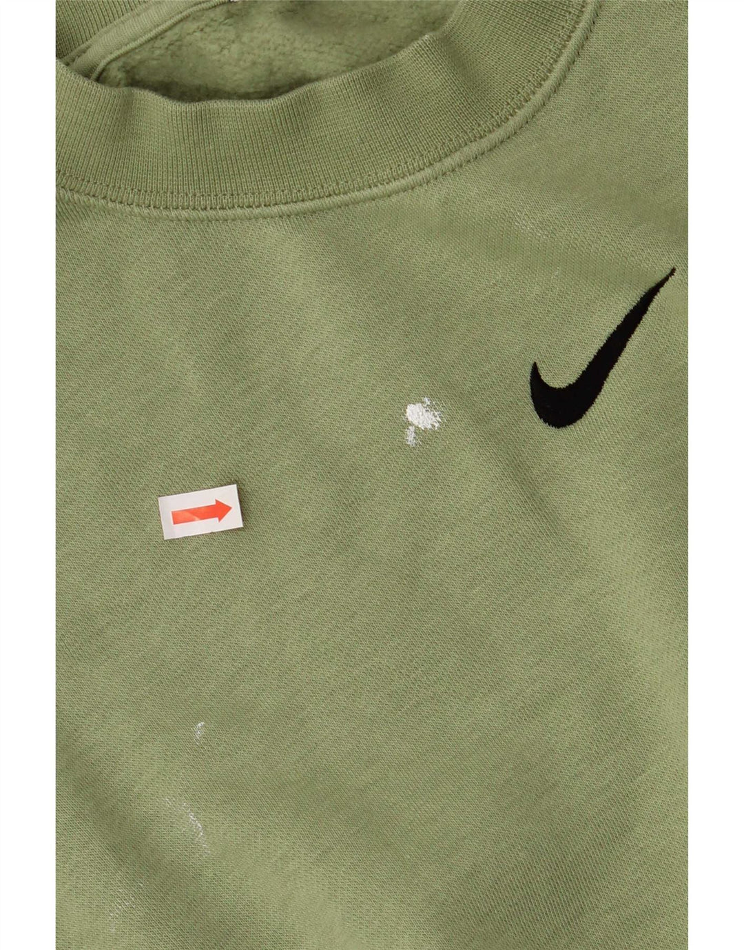 Nike Herren-Sweatshirt mit lockerer Passform, Größe S, grüne Baumwolle