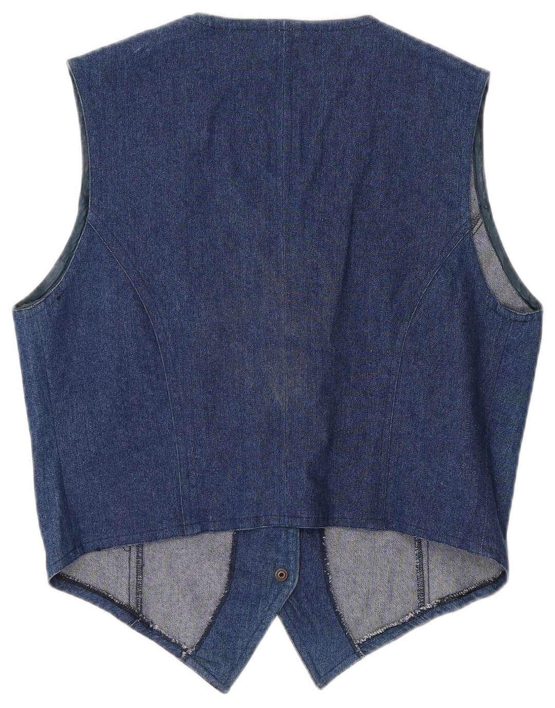 Vintage Damen Jeansweste UK 12 Mittelblau