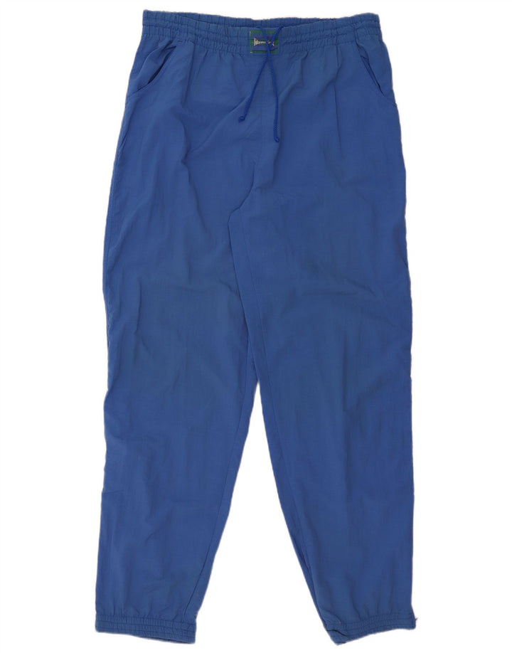 Crane Herren-Trainingshose, Jogginghose, Größe L, Blau, Polyamid