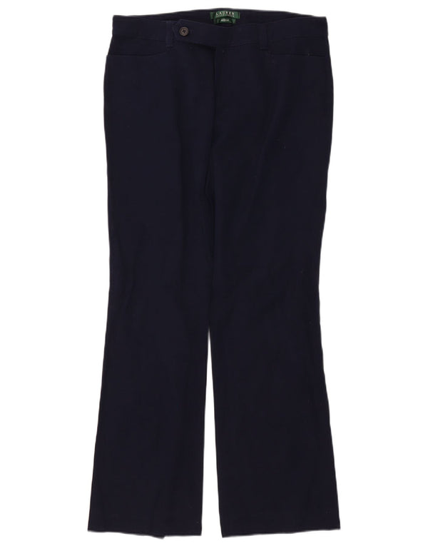 Ralph Lauren Damen Adelle Freizeithose US 10 Large W34 L29 Marineblau