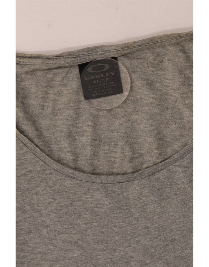 Oakley Herren T-Shirt Top XL Grau Farbblock