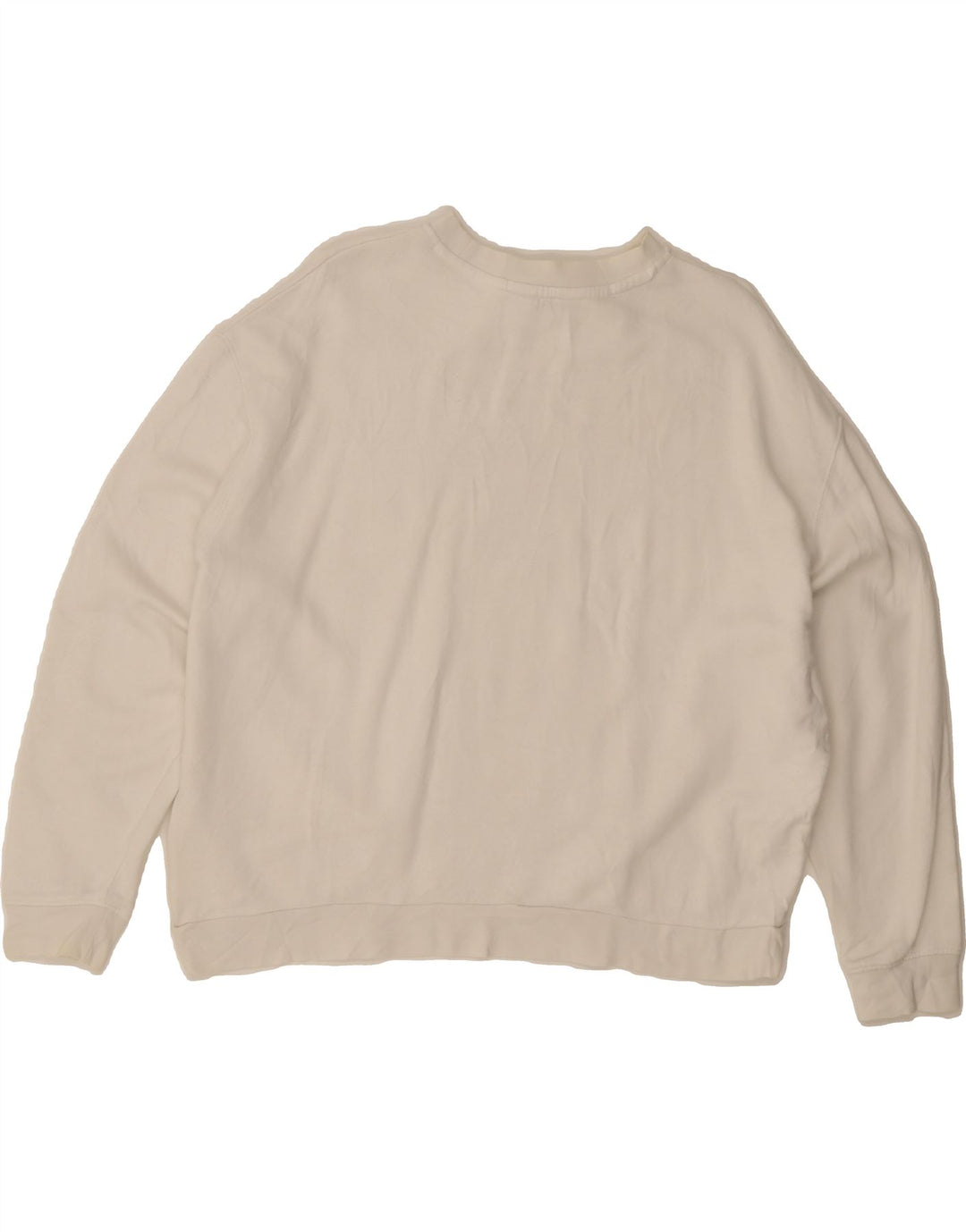 LEE Womens Relaxed Fit Graphic Sweatshirt Jumper UK 14 Medium White Vintage Lee and Second-Hand Lee from Messina Hembry 