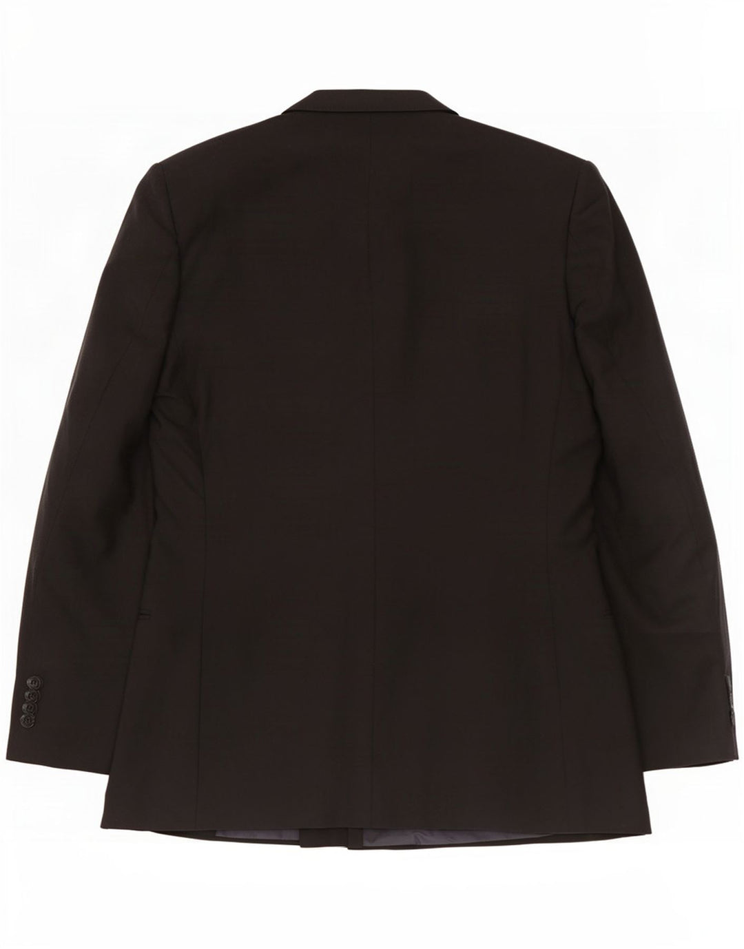 Valentino Herren-Blazer, zweireihig, IT 50, groß, schwarze Schurwolle