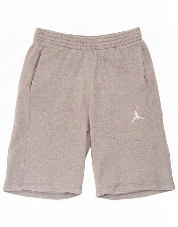 Jordan Herren-Sport-Shorts, mittelgrau meliert