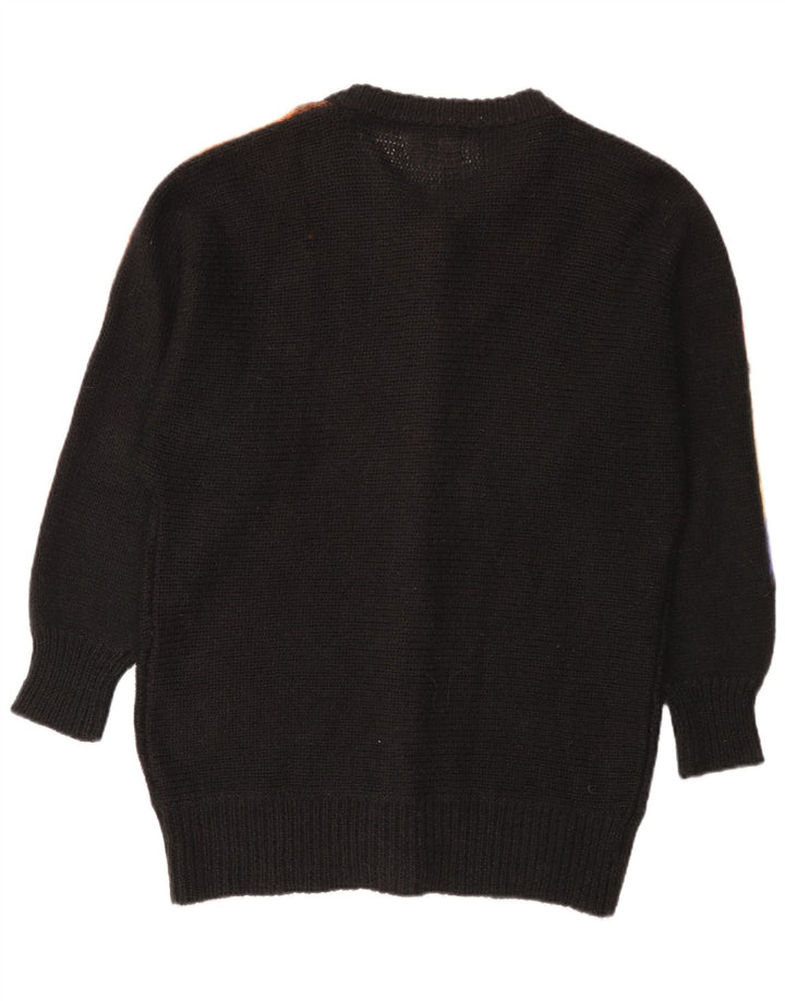 Lady Charme Damen-Cardigan-Pullover IT 42 Mittelmehrfarbiger Farbblock