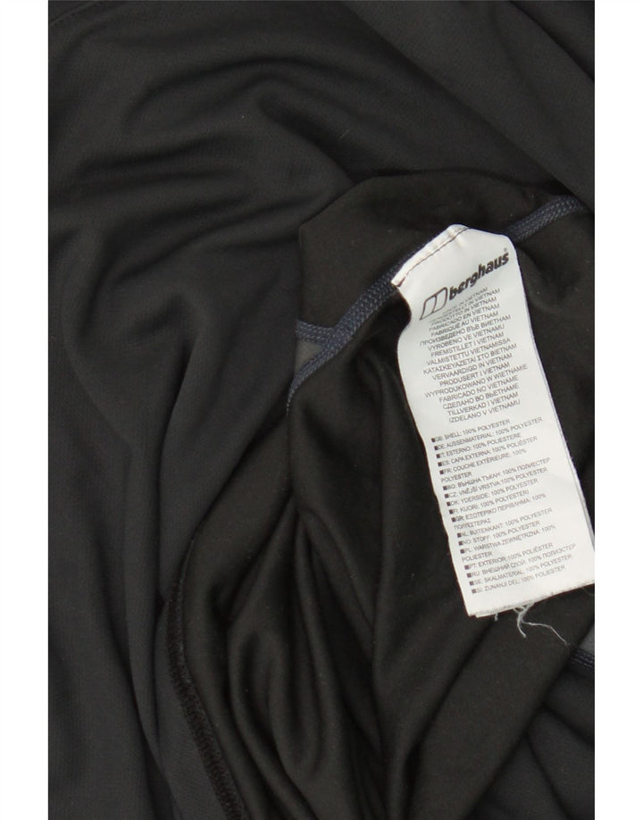 Berghaus Herren T-Shirt Top Large Schwarz Colourblock Polyester