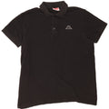 Kappa Herren Poloshirt 2XL Schwarz Baumwolle
