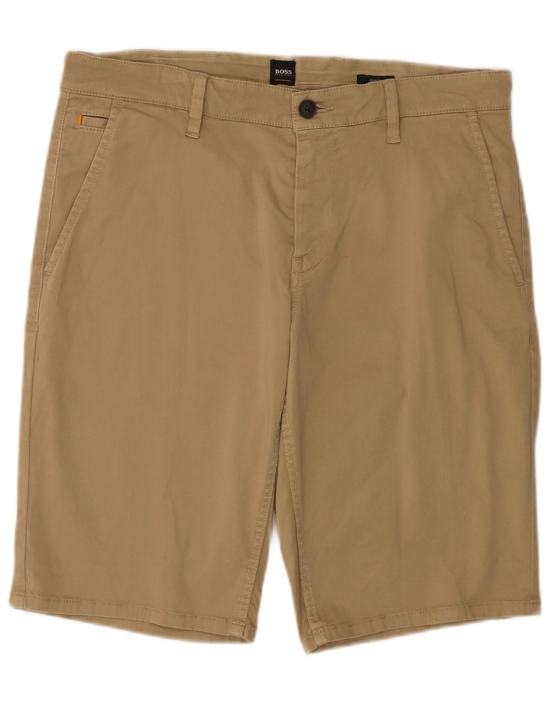 Hugo Boss Herren Chinoshorts W35 Large Beige Baumwolle