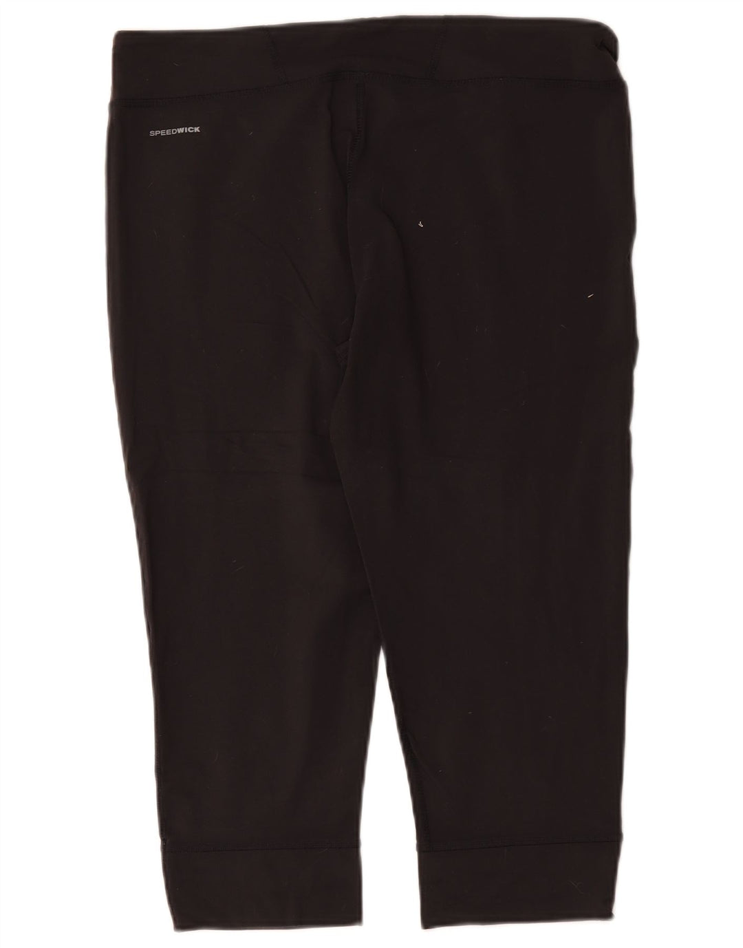 Reebok Damen Capri-Leggings UK 18 XL Schwarz Nylon