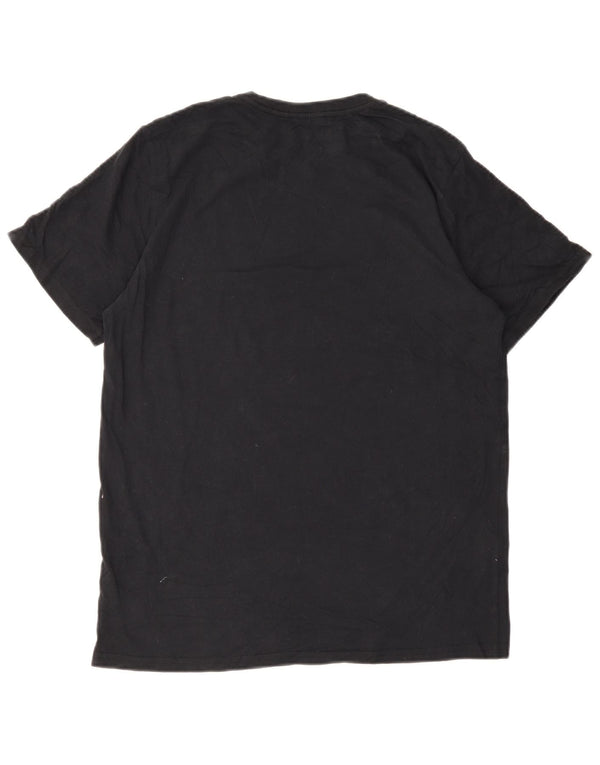 Volcom Herren Modern Fit Graphic T-Shirt Top Large Schwarz Baumwolle