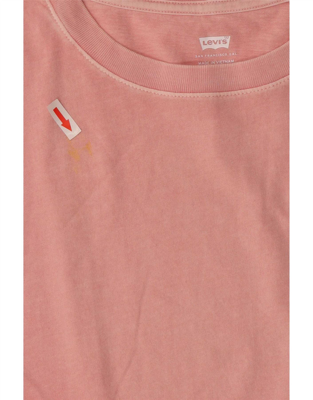 Levi's Damen-T-Shirt in Übergröße mit Grafik, UK 10, Größe S, Rosa