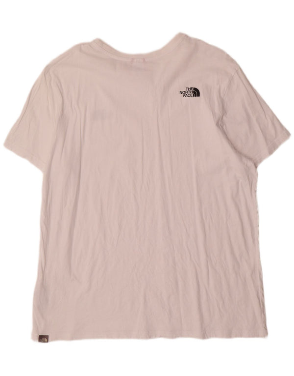 The North Face Herren-T-Shirt mit Grafik, 2XL, weiße Baumwolle
