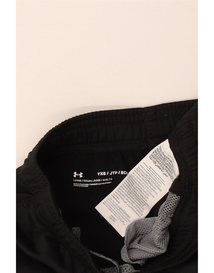 UNDER ARMOUR Jungen-Trainingshose, 6–7 Jahre, XS, W22, L22, Schwarz