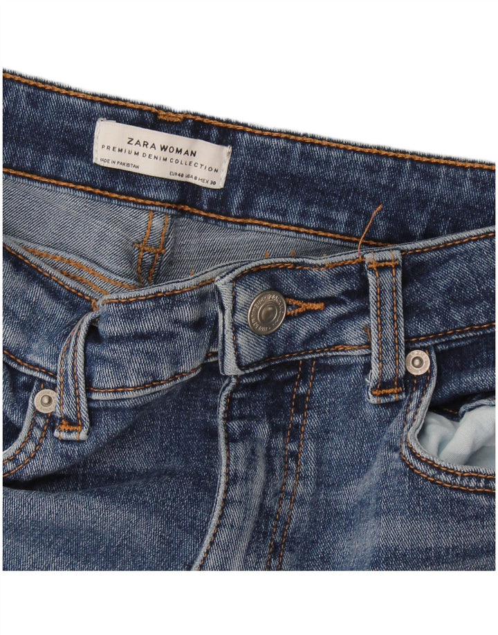 Zara Damen Skinny Jeans EU 40 Medium W30 L27 Blau