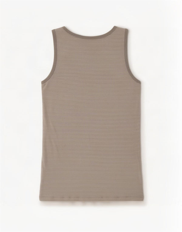 Gap Herren-Weste Top XS grau gestreift aus Baumwolle