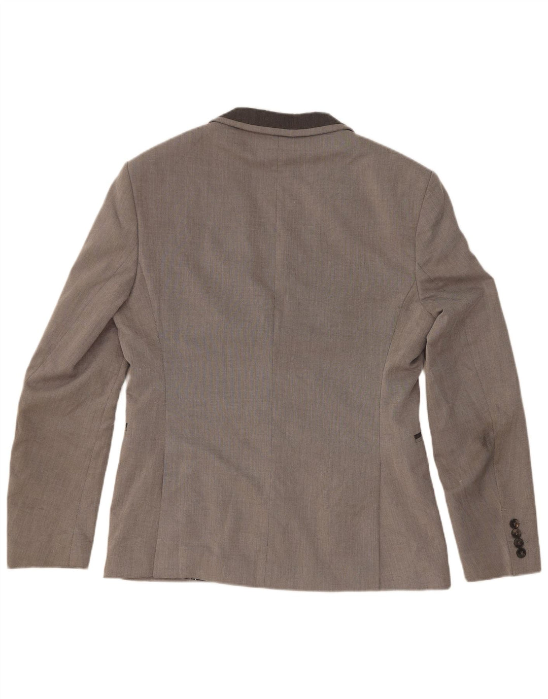 Zara Herren-Blazer mit 2 Knöpfen, EU 48, Mittelgrau, Farbblock