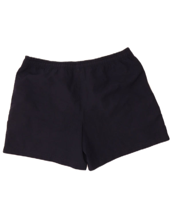 Adidas Damen Sportshorts UK 8 Small Marineblau Polyester