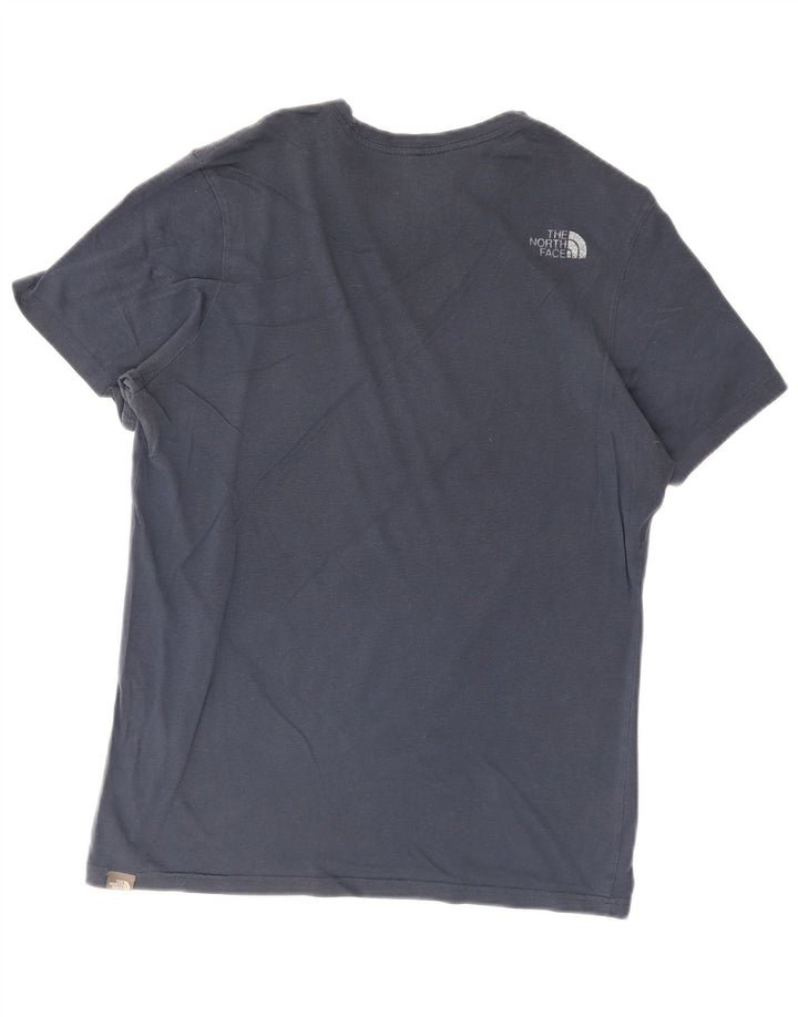 The North Face Herren Grafik-T-Shirt-Oberteil Mittelblau
