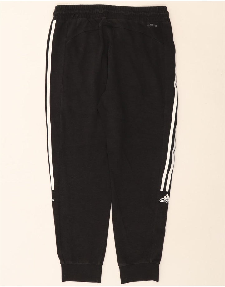 ADIDAS Damen Aeroready Trainingshose Jogger UK 12/14 Medium Schwarz