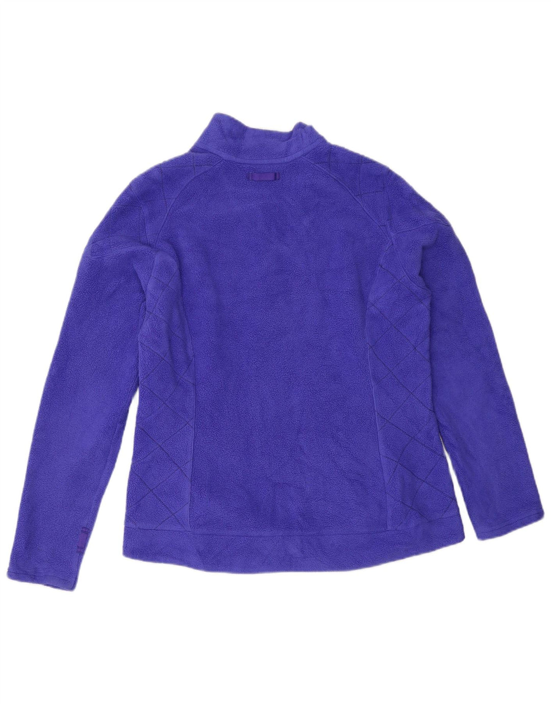 EDDIE BAUER Damen Fleecejacke UK 14 Medium Lila Polyester