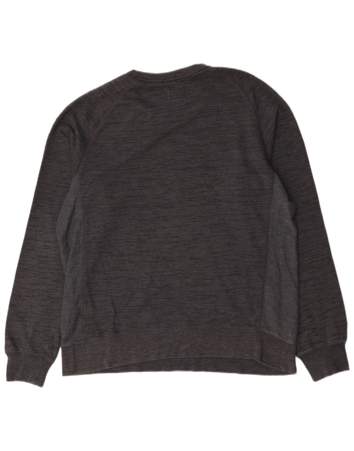 Champion Herren-Sweatshirt-Pullover XL, grau gefleckte Baumwolle